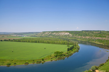 Obraz premium View overlooking river