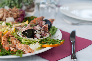 antipasto misto di  mare