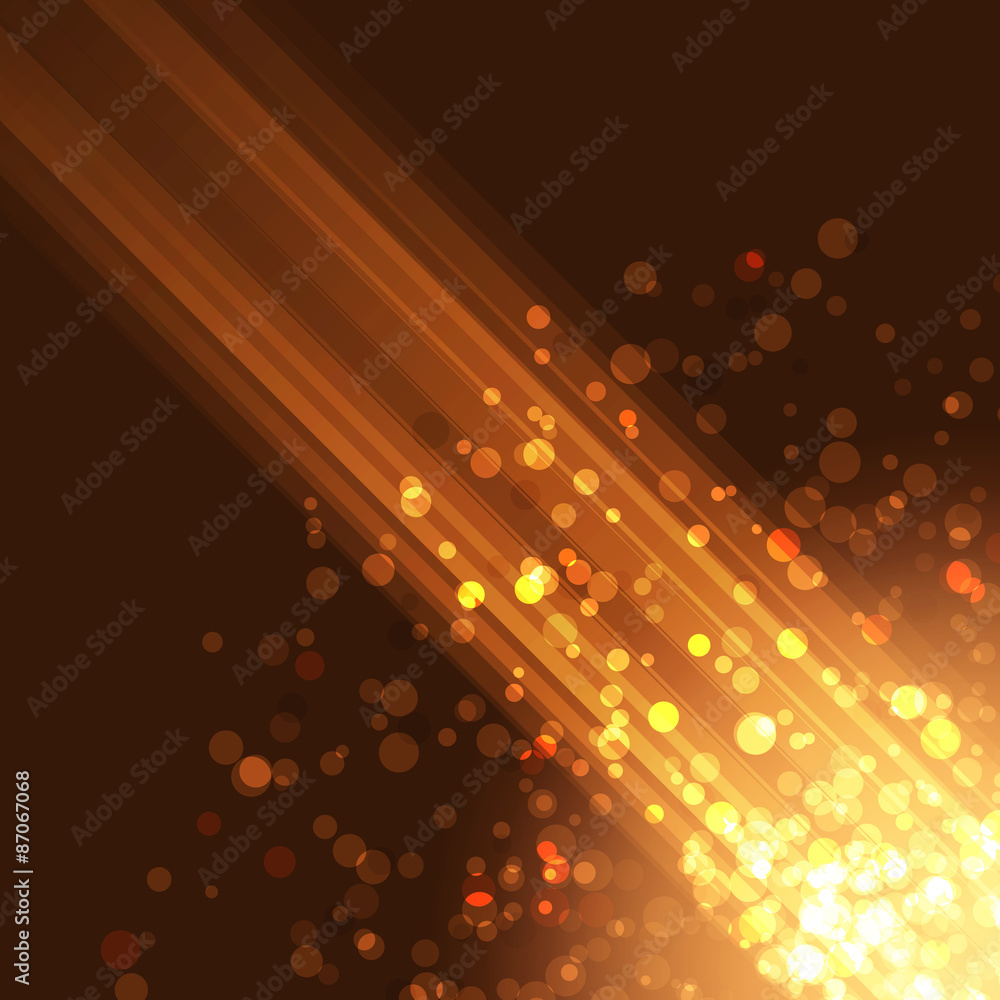 Canvas Prints abstract corner glitter circle and line background