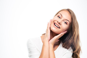 Fototapeta premium Portrait of a smiling young woman
