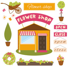 Set to create a flower shop.