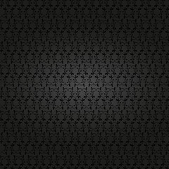 black background with floral pattern