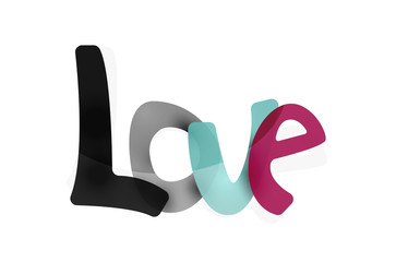 Love hand lettering, calligraphy