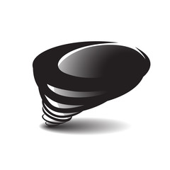 twister symbol vector sign of tornado spiral