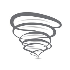 twister symbol vector sign of tornado spiral