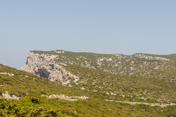 Alghero, Stadt, Capo Caccia, Küstenstrasse, Passstrasse, Leuchtturm, Ausflug, Grotten, Insel, Mittelmeer, Sardinien, Italien