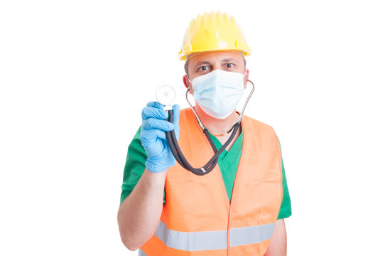 Construction Site Medic Or Doctor