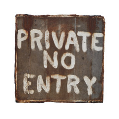 Private Sign