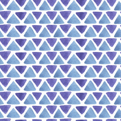 triangle watercolor pattern