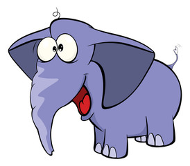 A elephant calf cartoon