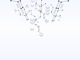Obraz premium Network technology background.Vector illustration EPS10