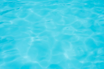 Fototapeta na wymiar Blue pool water background