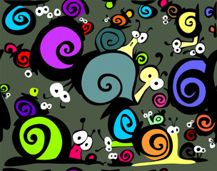 Funny snails