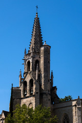 Fototapeta na wymiar Clocher église saint-Didier