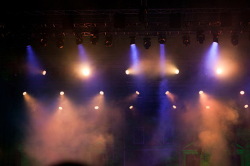 Fototapeta na wymiar Stage lights