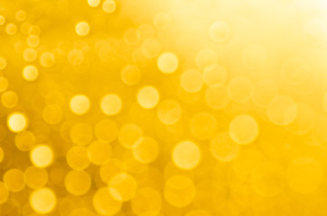 yellow abstract blurred bokeh background