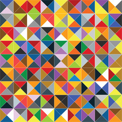 Seamless geometric colorful pattern. Print ready CMYK color mode