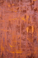 rusty vintage metallic  yellow brown vertical background