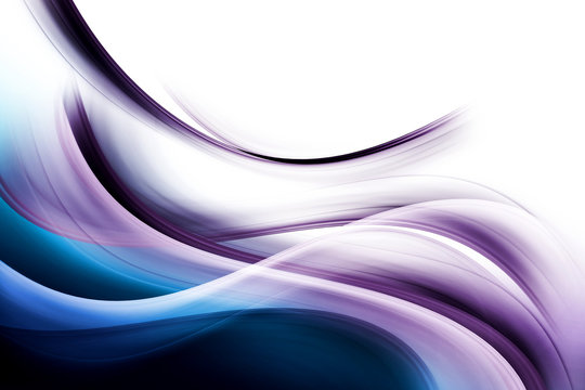 Fototapeta Modern  Fractal Waves Art Abstract Design Background