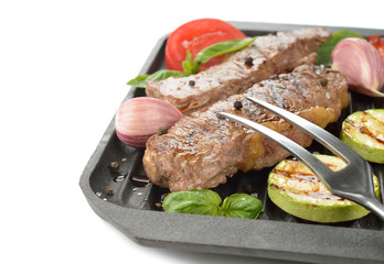 Grilled steak