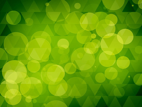 Green Abstract Light Background