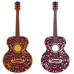 Guitar and Music Notes
