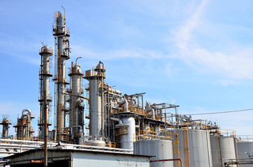 petrochemical industrial plant, Keihin Industrial Area, Kawasaki, Japan