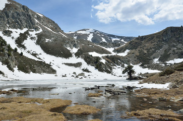 Glacial lake in the Madriu-Perafita-Claror valley