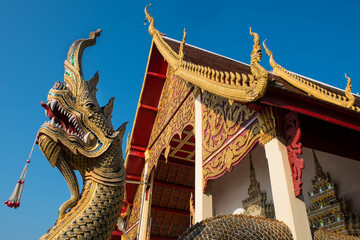 Fototapeta na wymiar Wat payapoo , Nan, Thailand