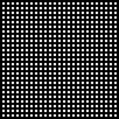 black background with white squares - vector graphic