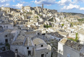 Fototapeta na wymiar Sassi di Matera Italy view