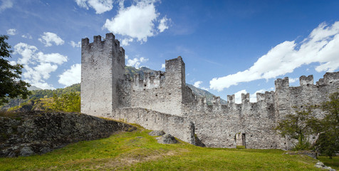 Fototapeta na wymiar Castle of Grosio - Valtellina (IT)
