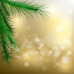 Fototapeta na wymiar Christmas green framework
