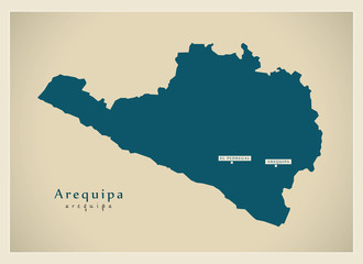 Modern Map - Arequipa PE