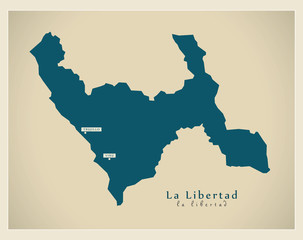Modern Map - La Libertad PE