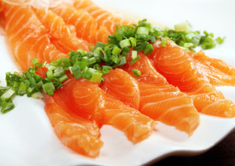 Salmon seshimi