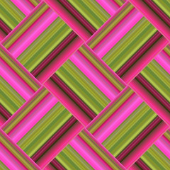 Seamless pattern with gradient stripes, made in a geometric text