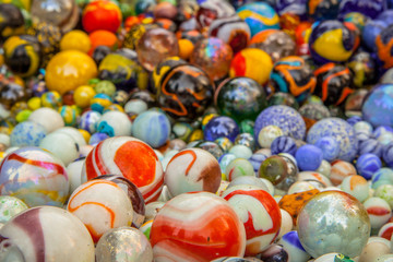 Fototapeta premium Background of marbles