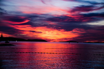 Sonnenuntergang am Meer