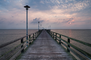 Naklejka premium Seebrücke Ostsee