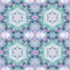 Abstract kaleidoscopic pattern.