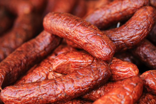 sausages background