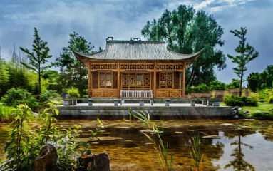 Fototapete Rund Chinesischer Garten © filmbildfabrik