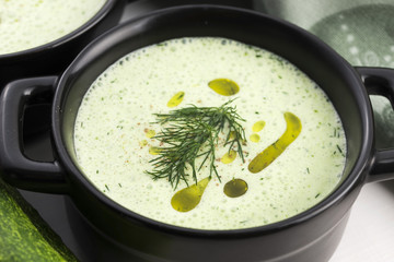Tarator, bulgarian sour milk soup