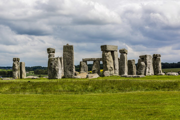 Fototapeta na wymiar Ancient prehistoric stone monument Stonehenge near Salisbury, UK