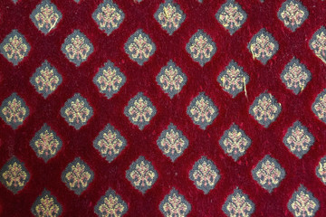 Vintage chair upholstery