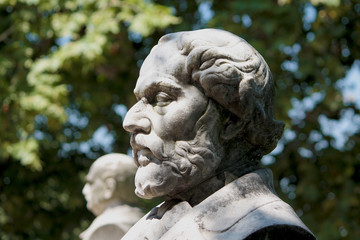 Giovanni Costa's bust in Gianicolo's Walks, Rome (Italy)