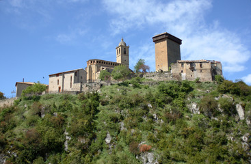 Fototapeta na wymiar Pueblo de Abizanda, Pirineo de Huesca,