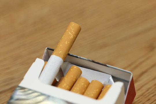 cigarette in a paccigarette in a packk