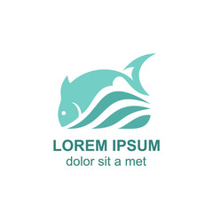 Vector illustration of a fish